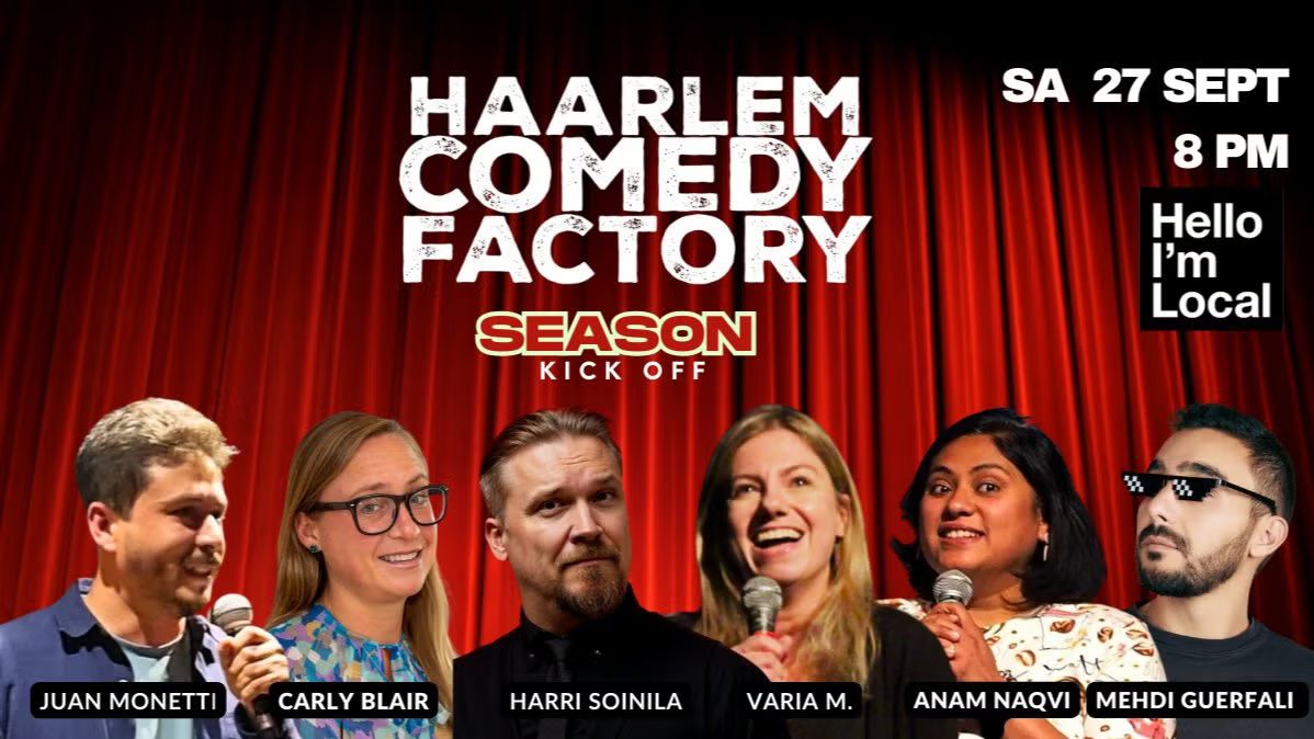 Haarlem Comedy Factory - Season Kick Off🎤🤣 (SOLD OUT)