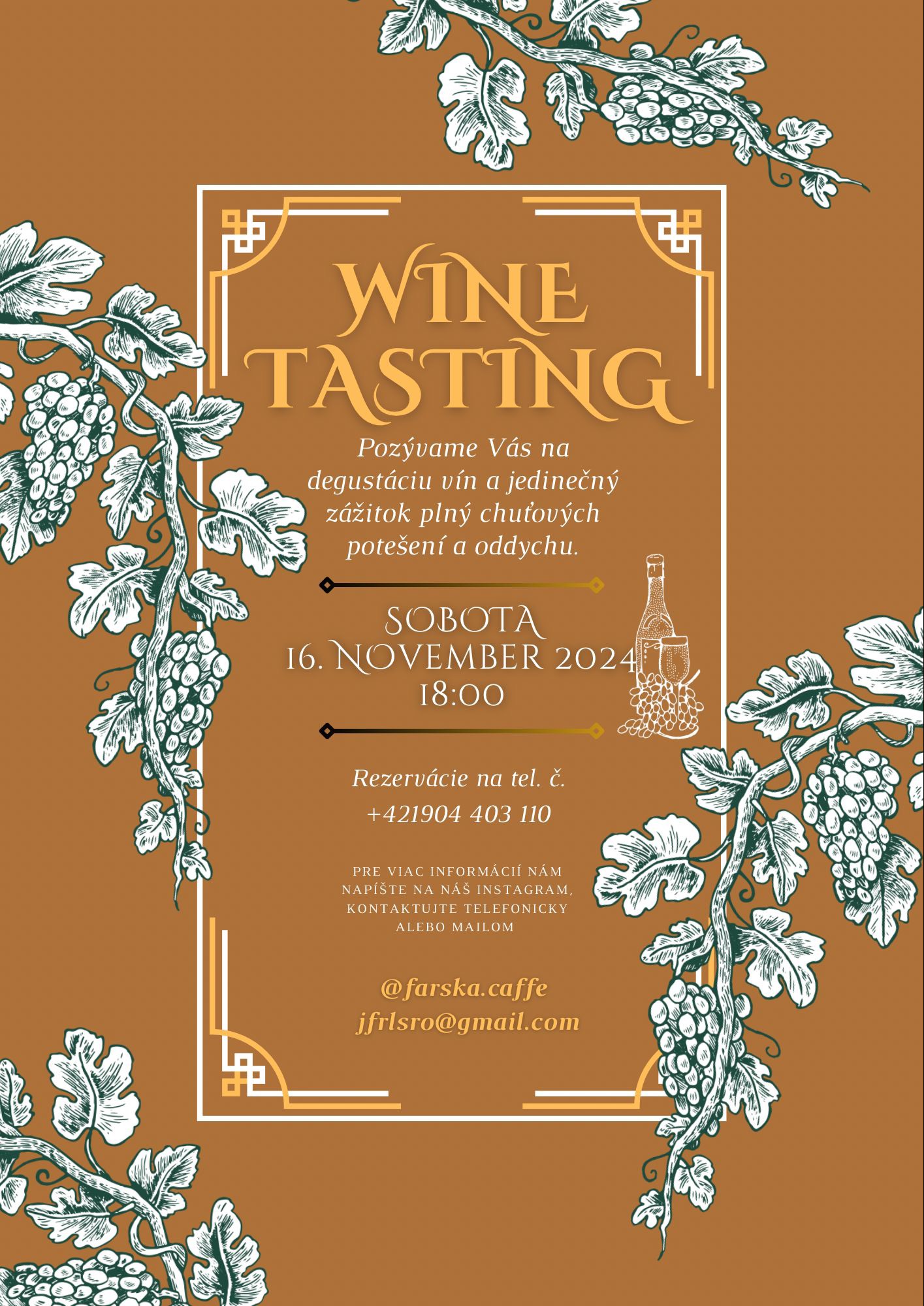 degustácia vín Chateau Freistadt