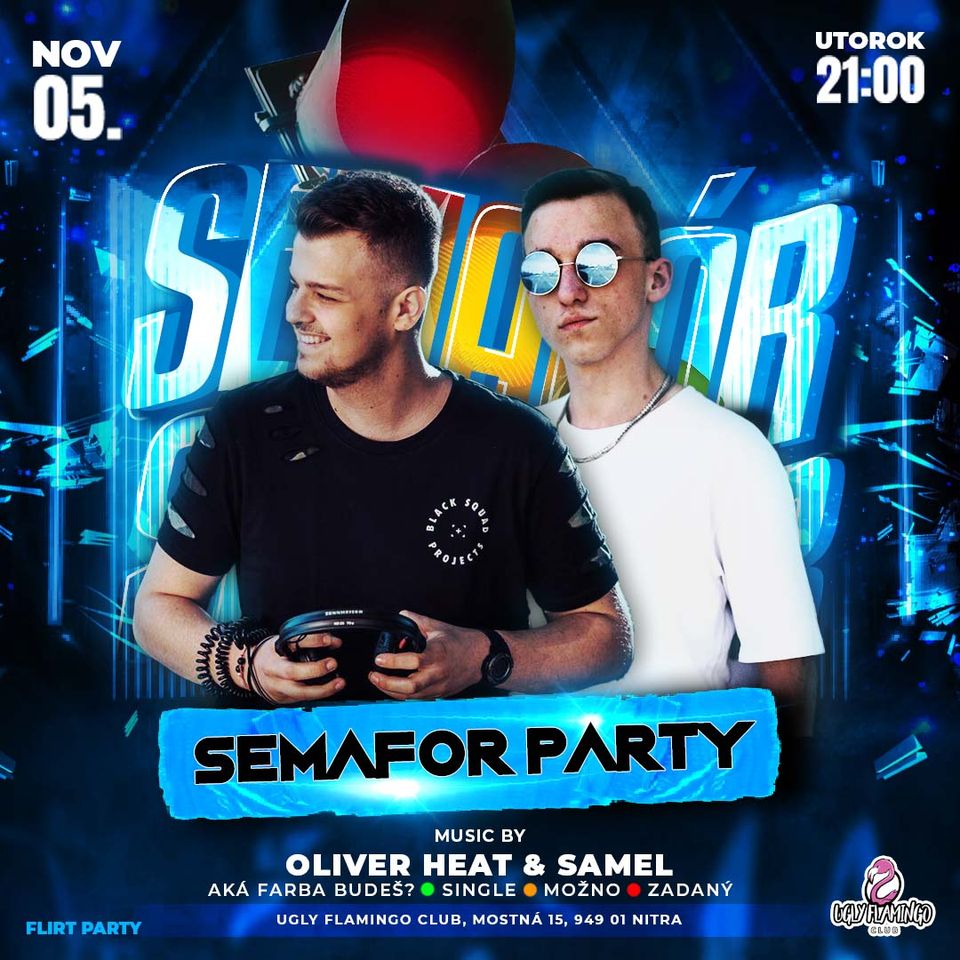 Semafor party Absolut 2€ Beefeater 2€ Cap.Morgan 2 €