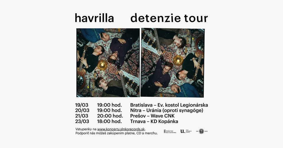 havrilla / detenzie tour / krst albumu / prešov