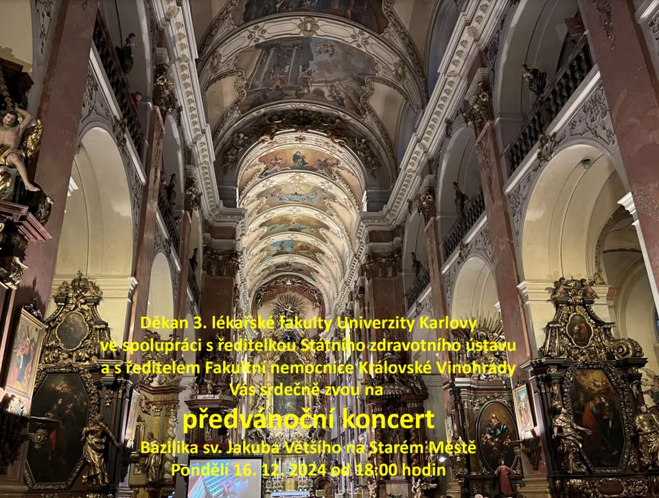 Předvánoční koncert 3.LF, SZÚ a FNKV