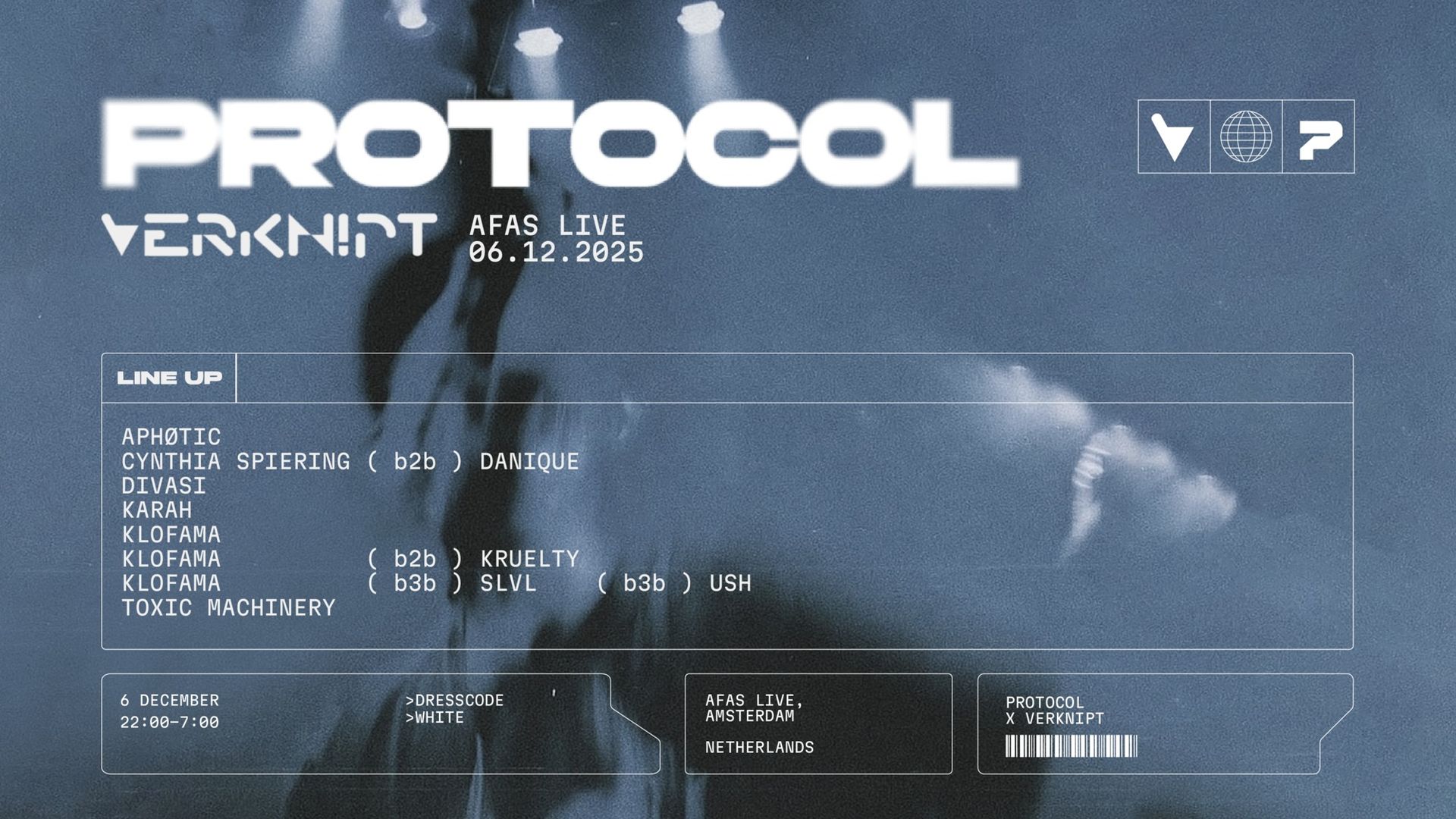 PROTOCOL x VERKNIPT - 6 December
