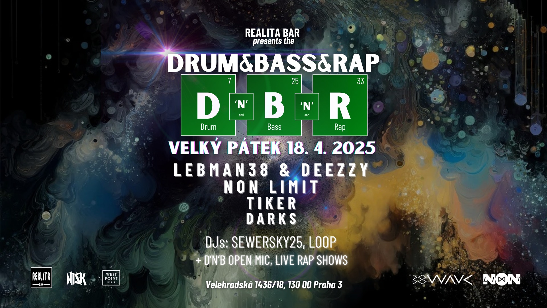 DRUM & BASS & RAP - ʟᴇʙᴍᴀɴ𝟥𝟪 & ᴅᴇᴇᴢᴢʏ, ɴᴏɴ ʟɪᴍɪᴛ, ᴀ ᴅᴀʟší - 𝟣𝟪. 𝟦. (velký pátek)