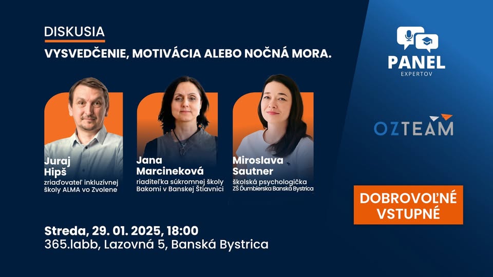 VYSVEDČENIE, motivácia alebo nočná mora.