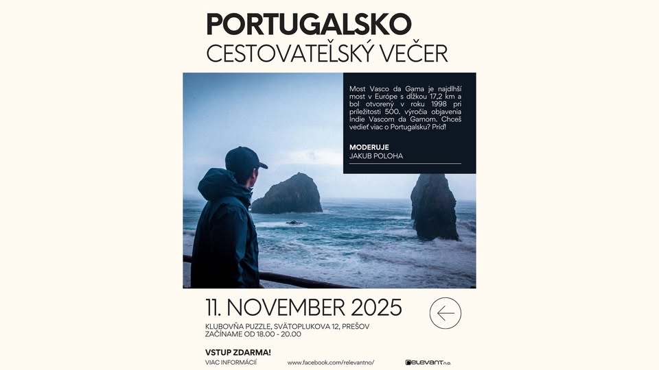 Cestovateľský večer: Portugalsko