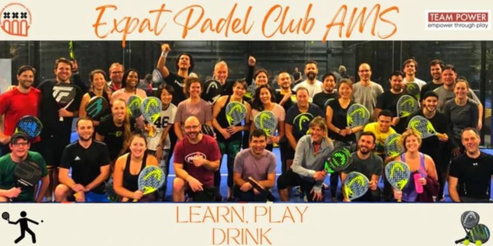 Expat Padel Club AMS 🎾 Yves & Odile Jewels. “Play & Shine” 🌎