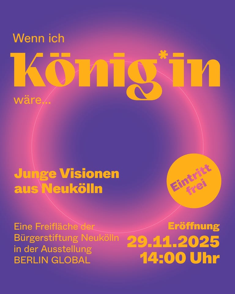 Freiflächeneröffnung in der Ausstellung Berlin GLOBAL