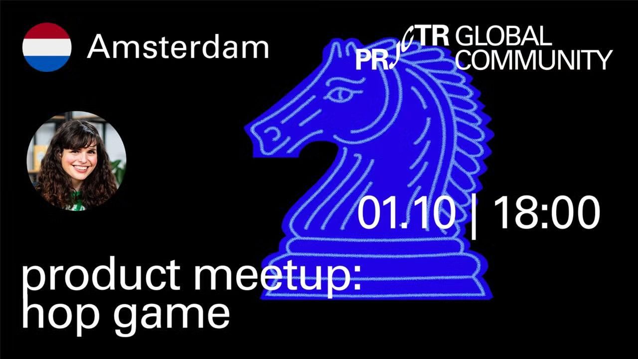 Amsterdam: Product meetup: HOP game