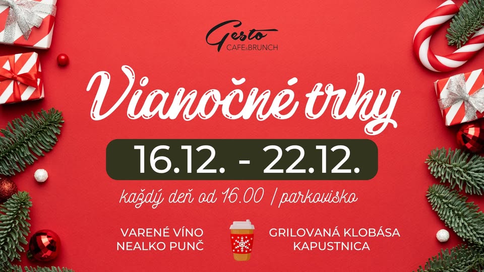 🎄Vianočné trhy v GESTE🎄