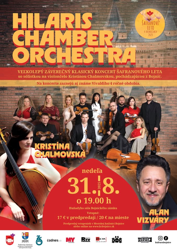Koncert HILARIS CHAMBER ORCHESTRA na Bojnickom zámku