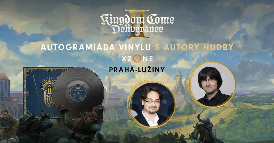 Autogramiáda vinylu KCD2 s autory hudby 🎶 | OC Lužiny