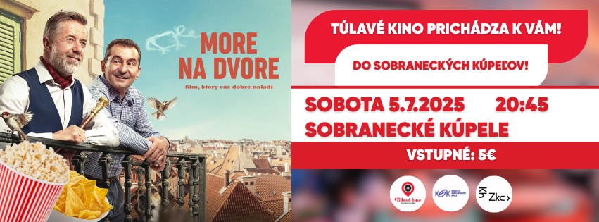 Túlavé kino prichádza do Sobraneckých kúpeľov! Premietame film More na dvore!