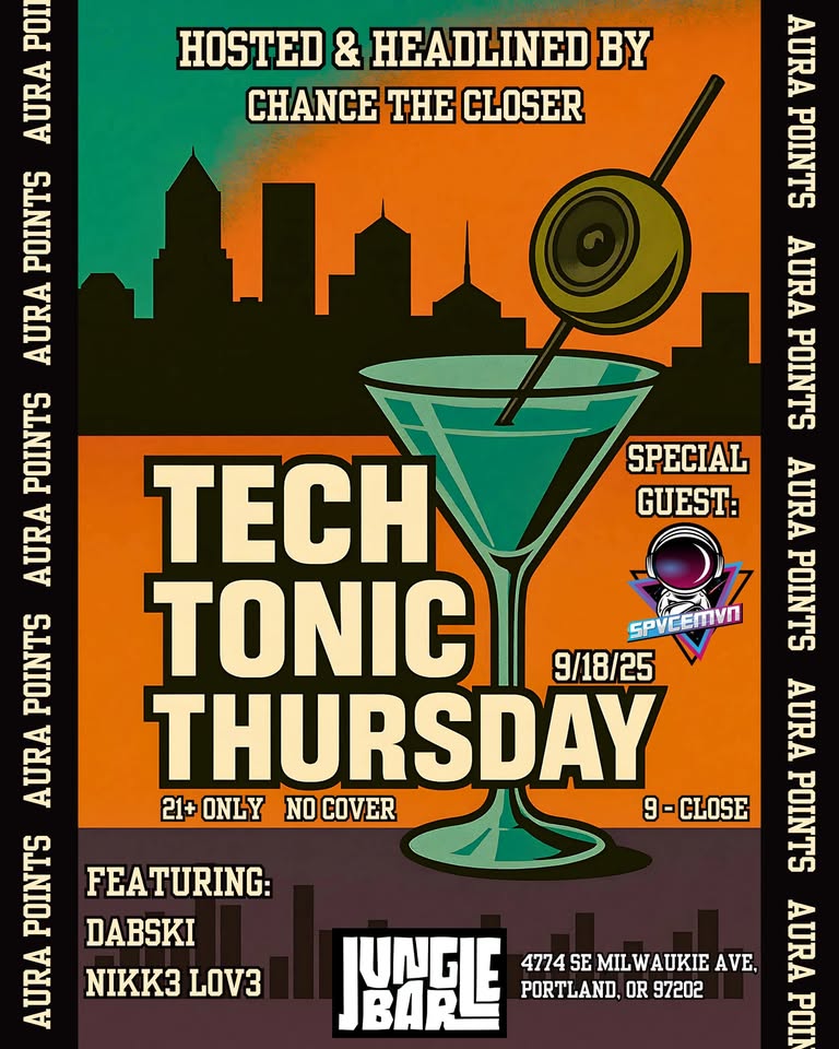TECH TONIC THURSDAY @ JUNGLE BAR