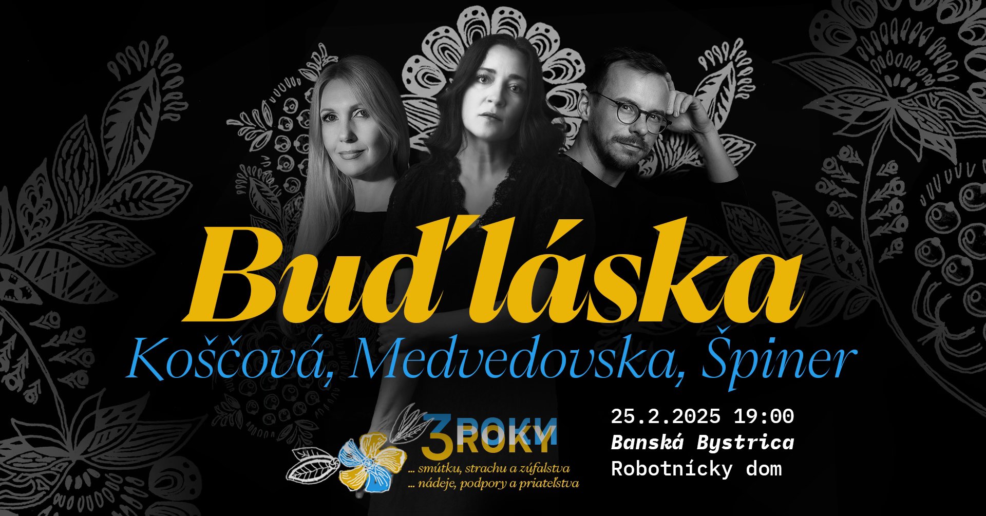 Banská Bystrica / Buď láska: Koščová, Medvedovska, Špiner