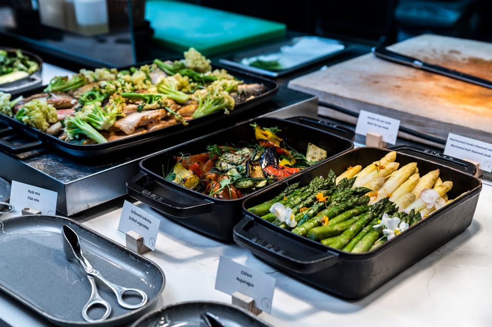 Chřestový bufetový brunch - Asparagus Buffet Brunch
