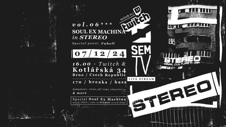 𝑺𝑬𝑴 𝑻𝑽 𝒗𝒐𝒍.6 / Soul Ex Machina in STEREO record store