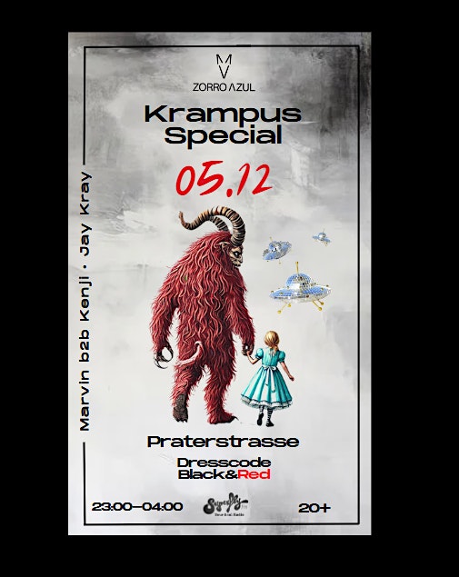 Praterstrasse x Zorro Azul Krampus Special