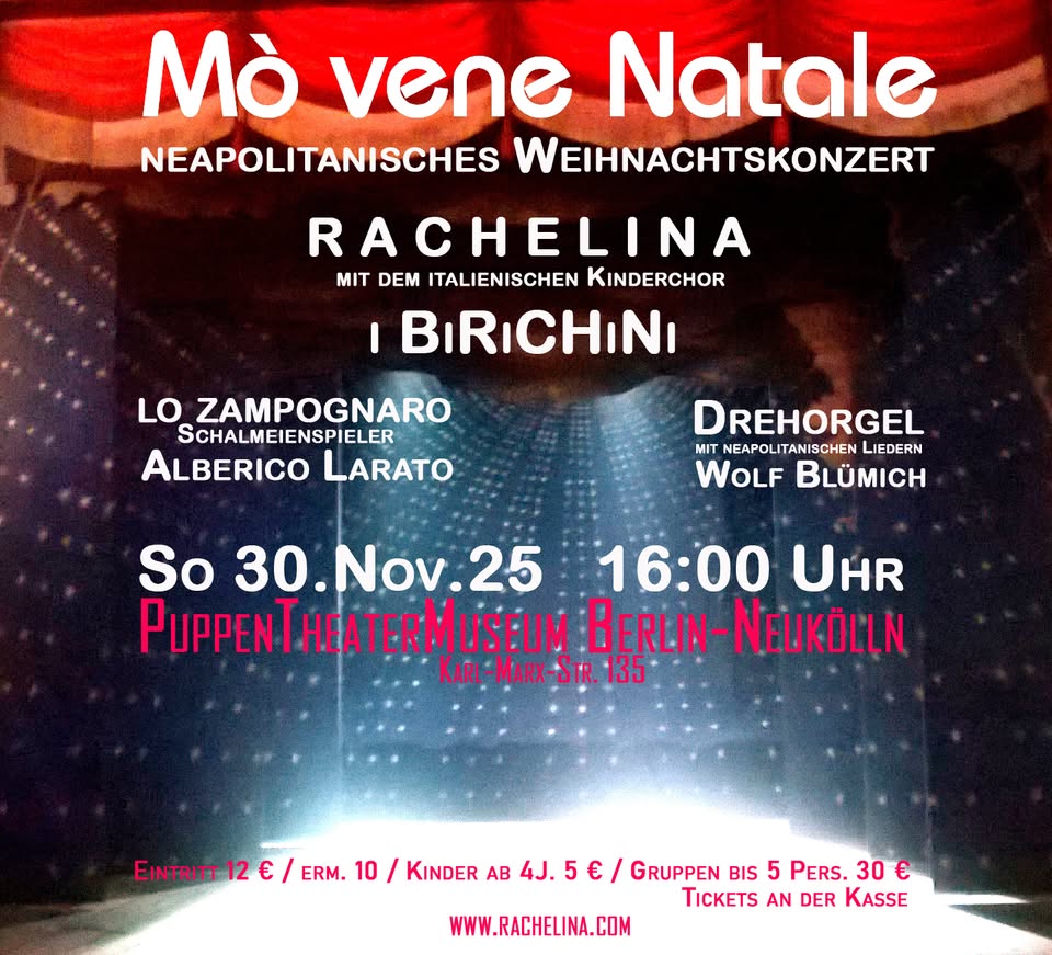 "Mo vene Natale!" neapolitanisches Weihnachtskonzert für Groß und Klein