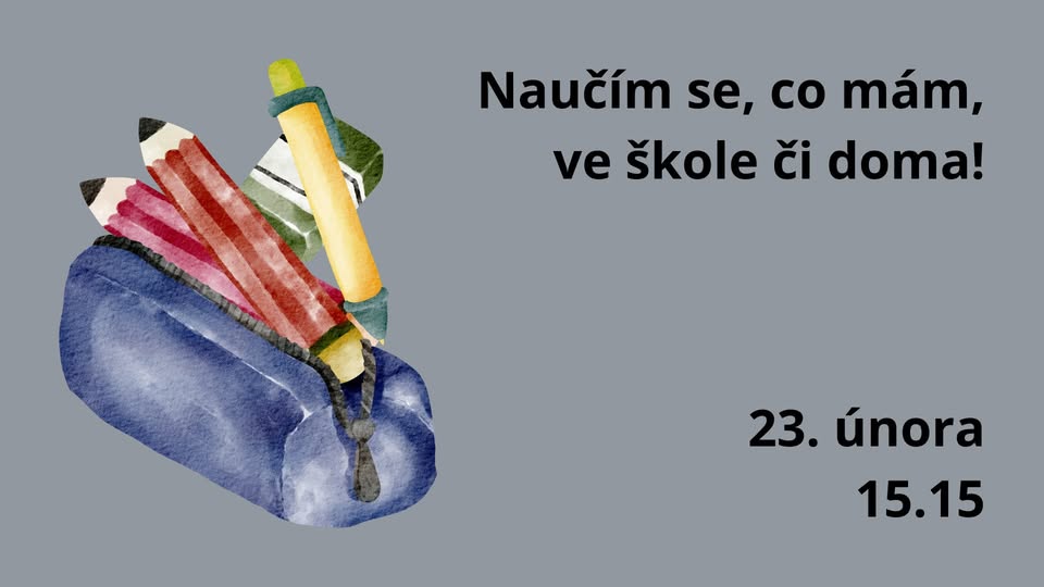 Naučím se, co mám, ve škole či doma!