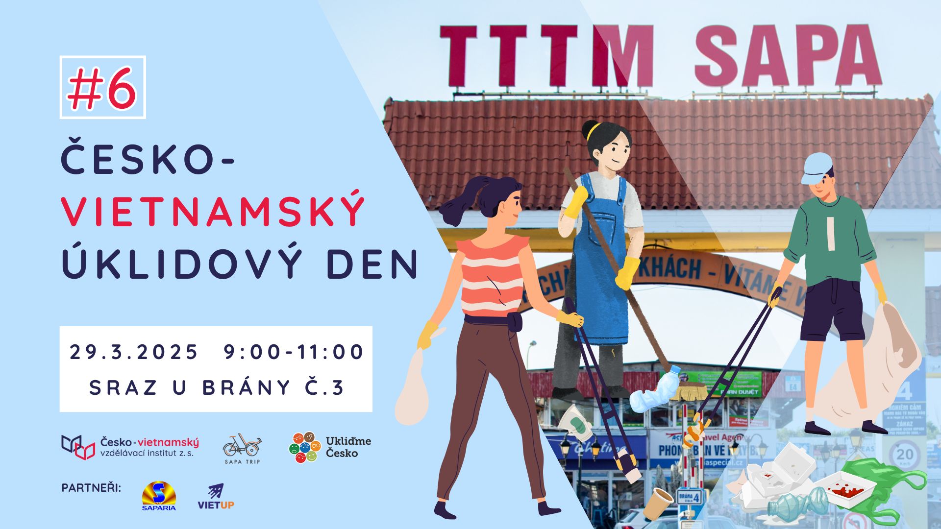 Česko-vietnamský úklidový den v Sapě #6