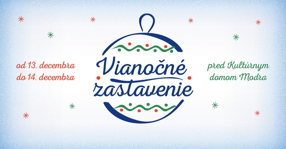 Vianočné zastavenie - mestské charitatívne trhy
