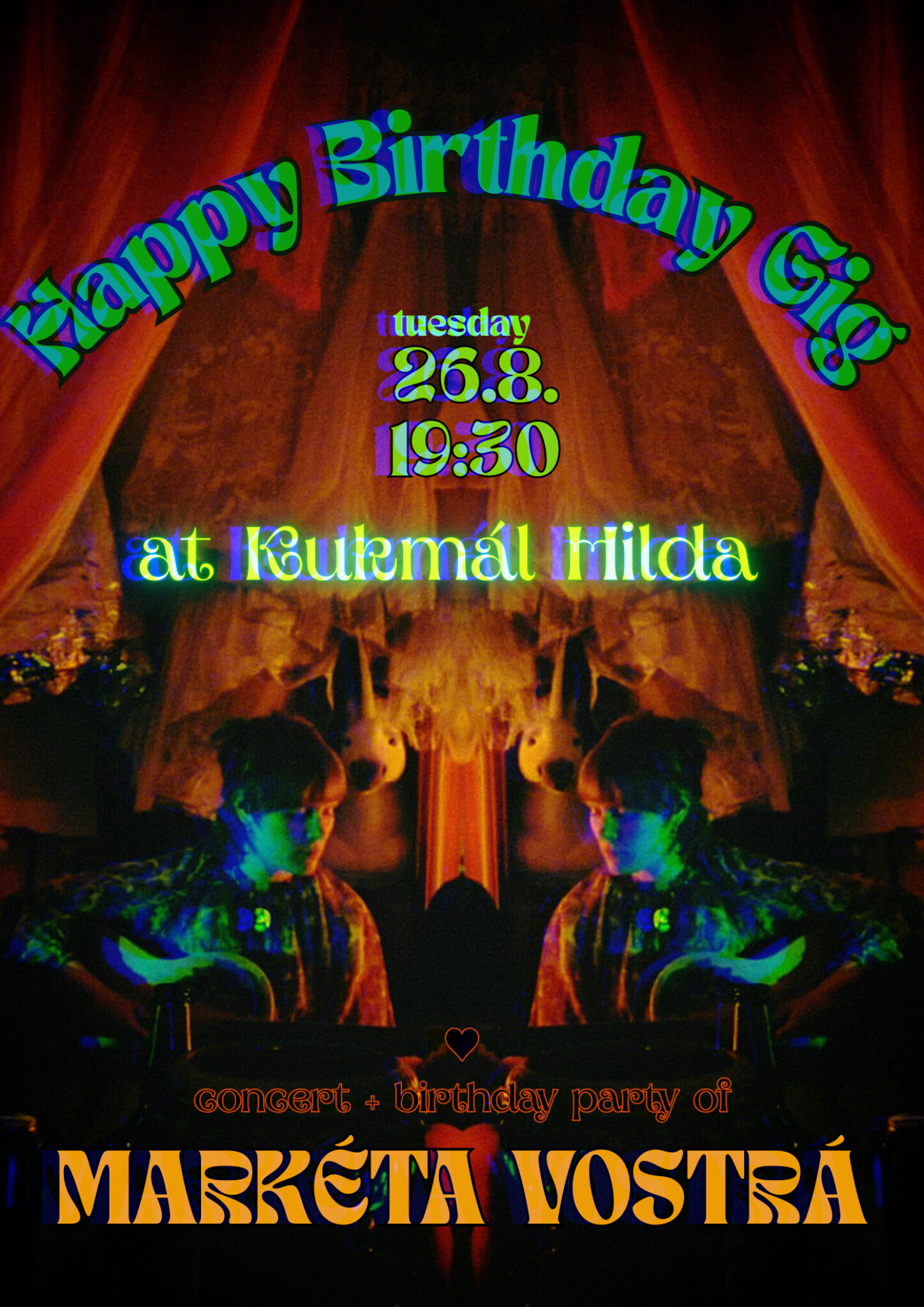 Markéta Vostrá - Happy Birthday Gig at Kukmál Hilda <3