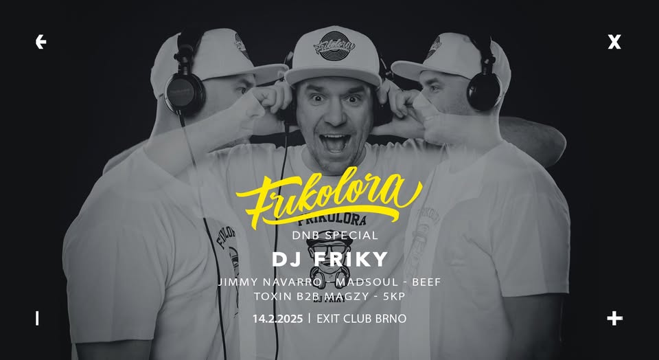 FRIKOLORA live (DnB special) w/ DJ FRIKY → EXIT Club Brno → 14.2.2025