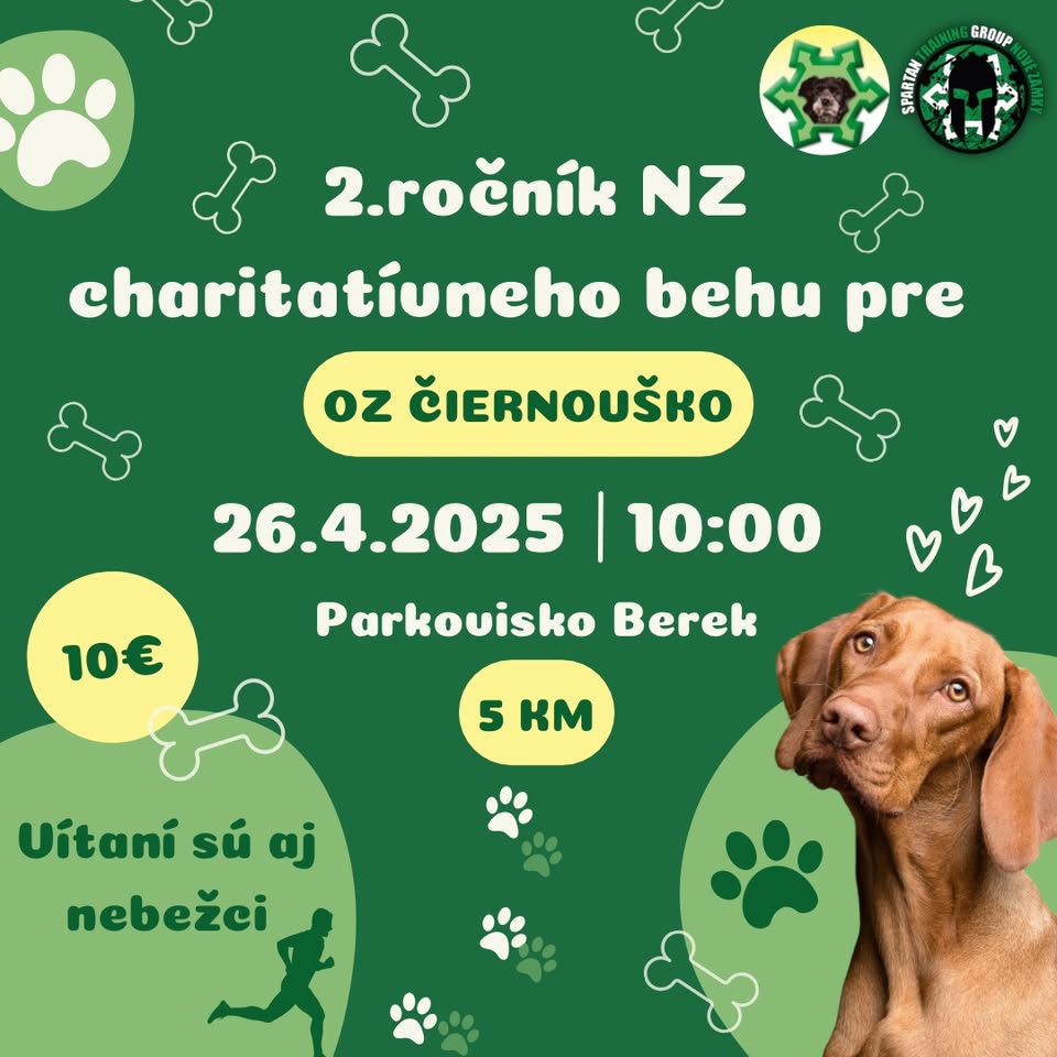 NZ charitatívny beh pre OZ čiernouško 2.ročník 🏃🏼‍♀️🐶