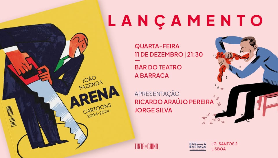 Lançamento de «Arena», de João Fazenda, em Lisboa
