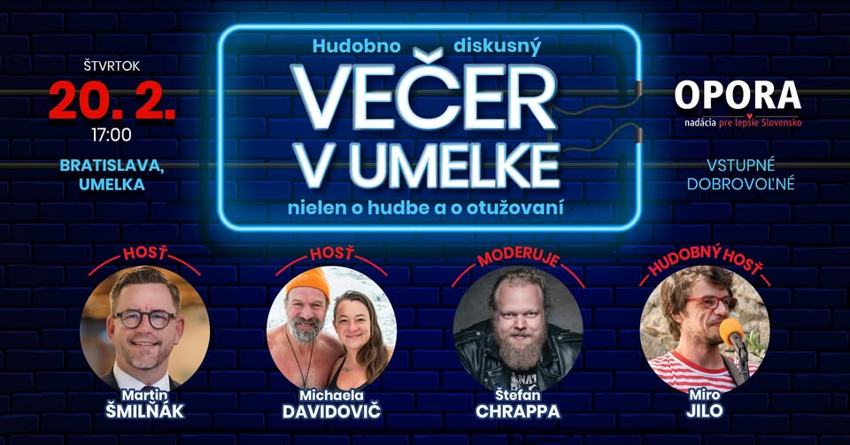 VEČER V UMELKE - zimný reset o hudbe a otužovaní