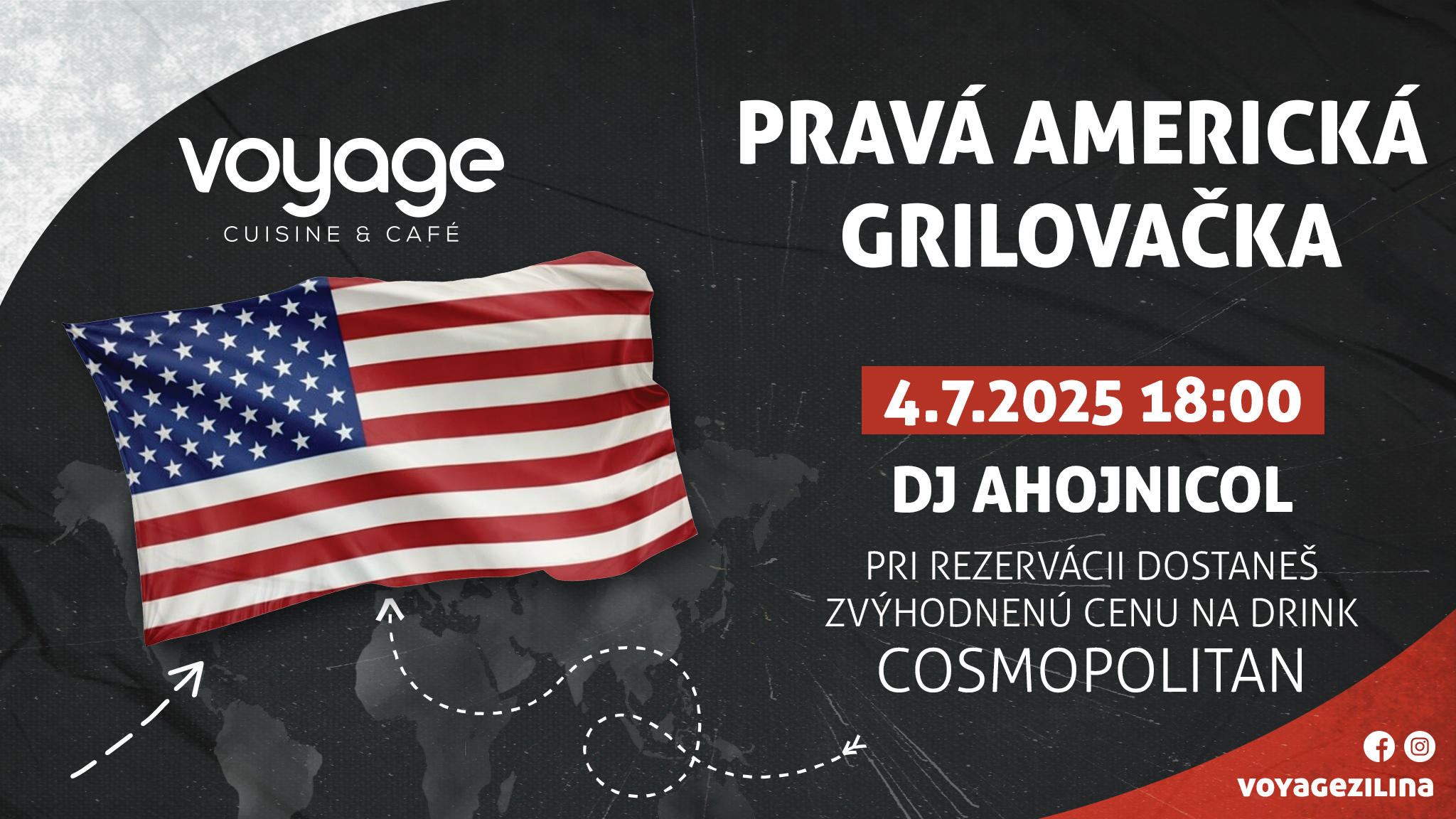 Pripravte sa na pravú americkú grilovačku vo Voyage! 🍔🔥
