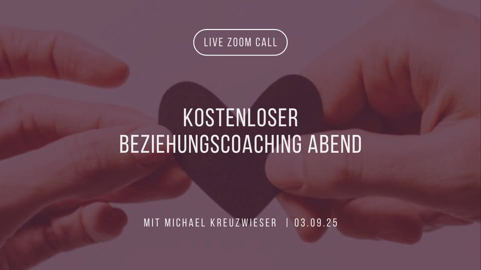 Kostenloser Live Beziehungscoaching Abend