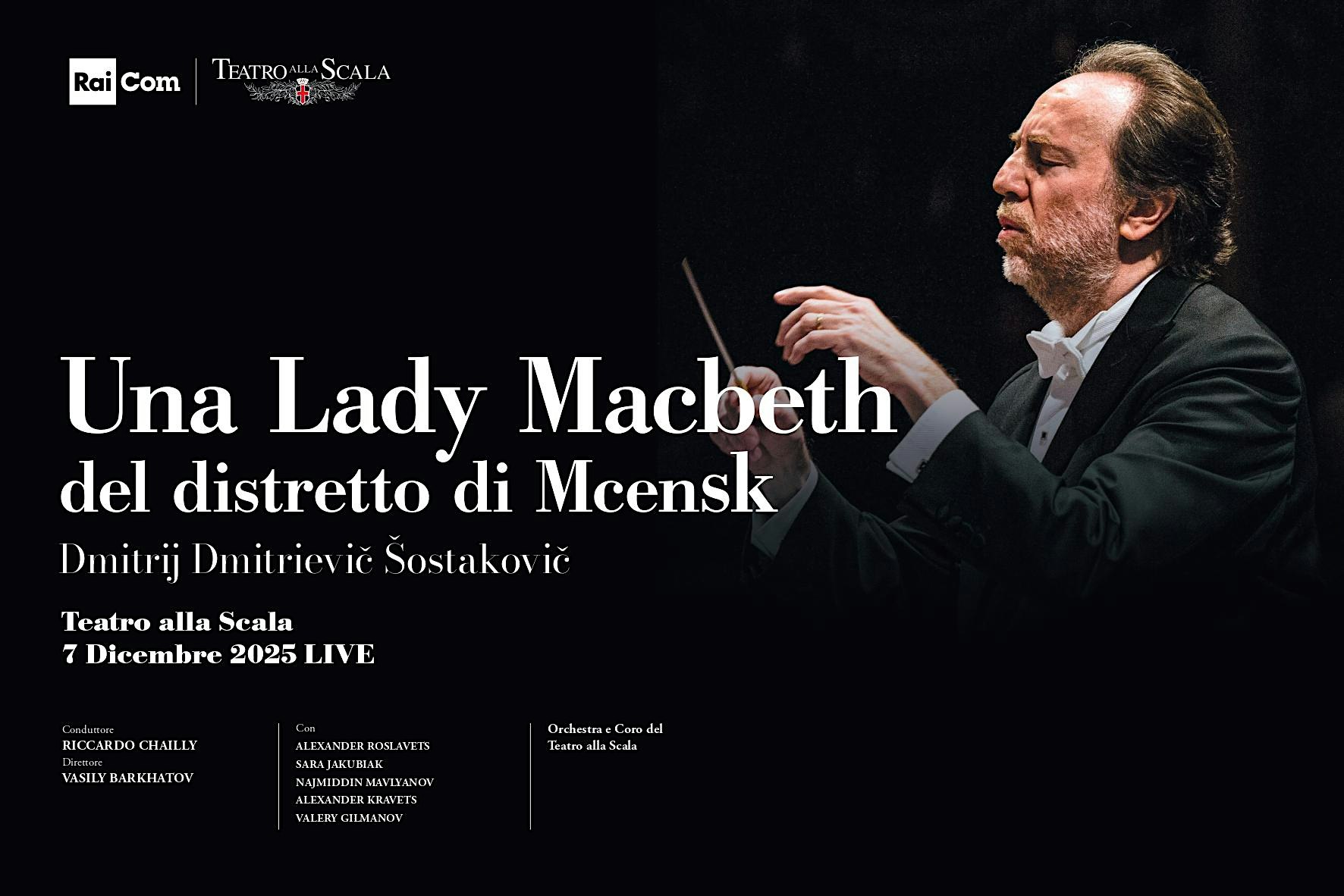 Übertragung der  Saisonpremiere aus dem Teatro alla Scala /Mailand