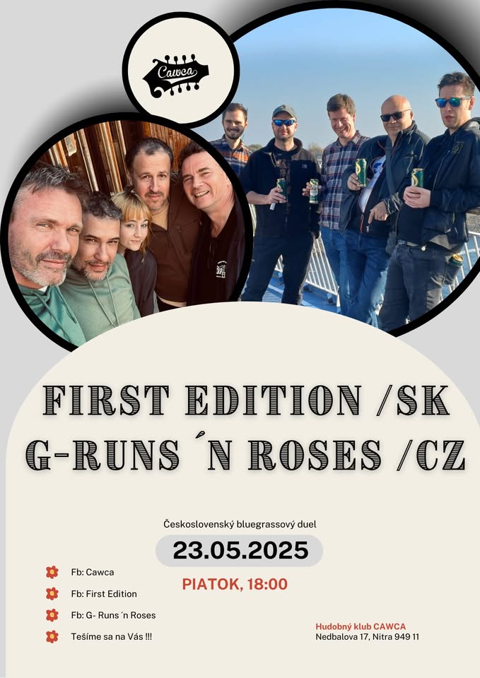 Koncert skupín First Edition a G-Runs ´N Roses