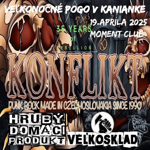 Veľkonočné pogo v Kanianke s Konfliktom!