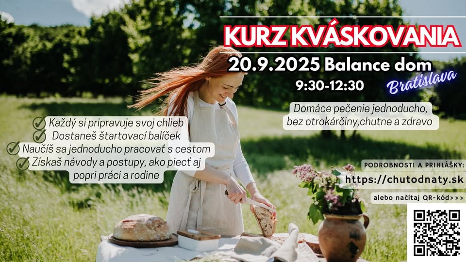 kurz kváskovania- chlieb Bratislava