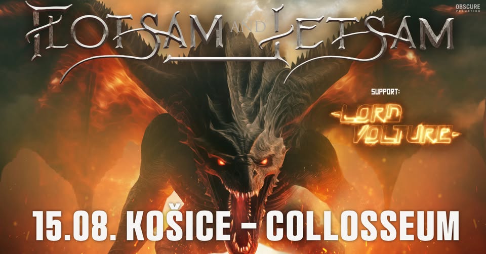 FLOTSAM AND JETSAM, LORD VOLTURE - Košice