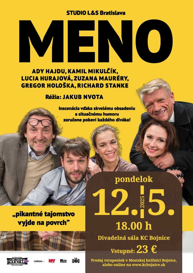 MENO - (..."pikantné tajomstvo vyjde na povrch")