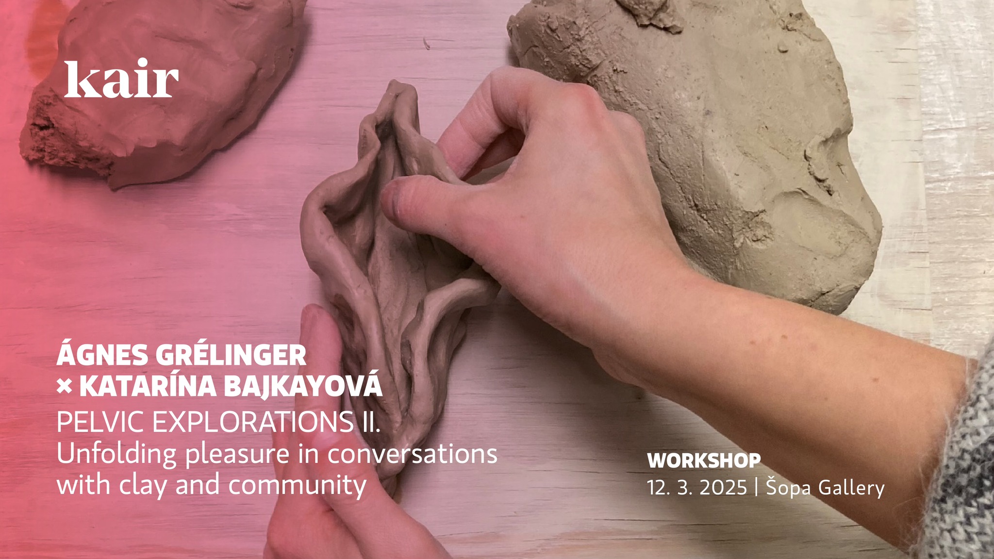 Workshop w/ Ágnes Grélinger & Katarína Bajkayová: Pelvic explorations II