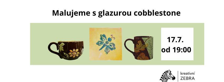 Večerní malování keramiky -speciální praskací glazura cobblestone