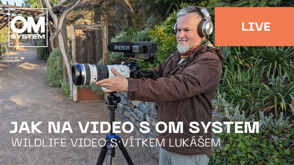 ŽIVÉ VYSÍLÁNÍ ZDARMA | Jak na video s fotoaparáty OM SYSTEM s Vítkem Lukášem