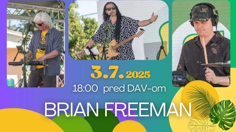 BRIAN FREEMAN - Letný hudobný štvrtok v Senici
