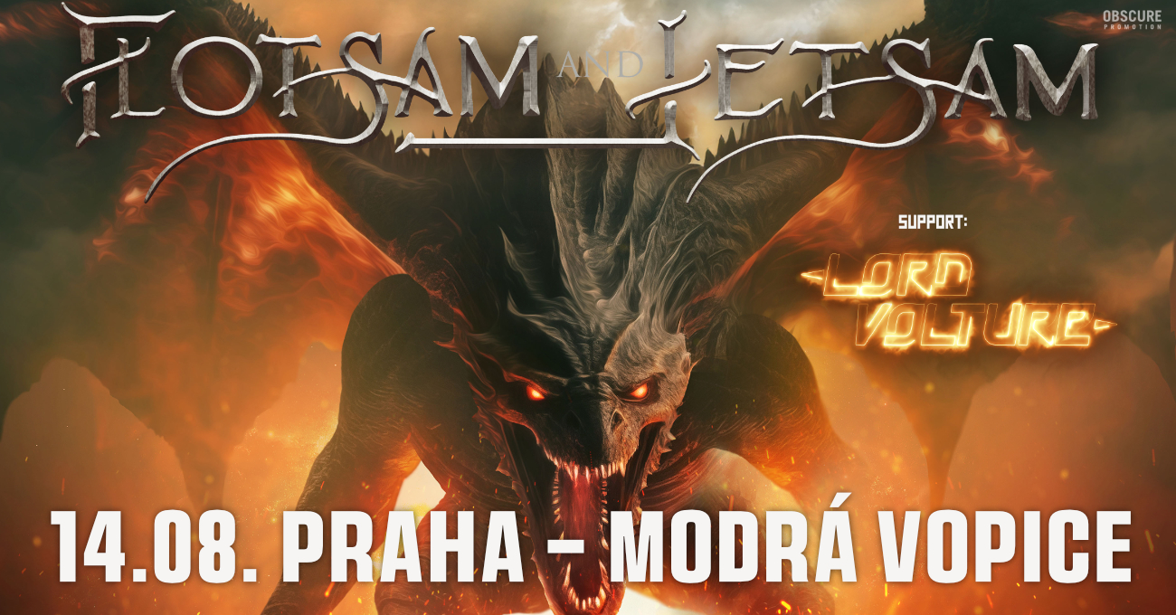 FLOTSAM AND JETSAM, LORD VOLTURE - Praha