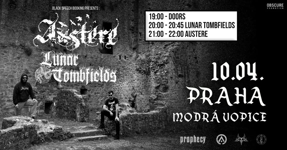 AUSTERE, LUNAR TOMBFIELDS - Praha