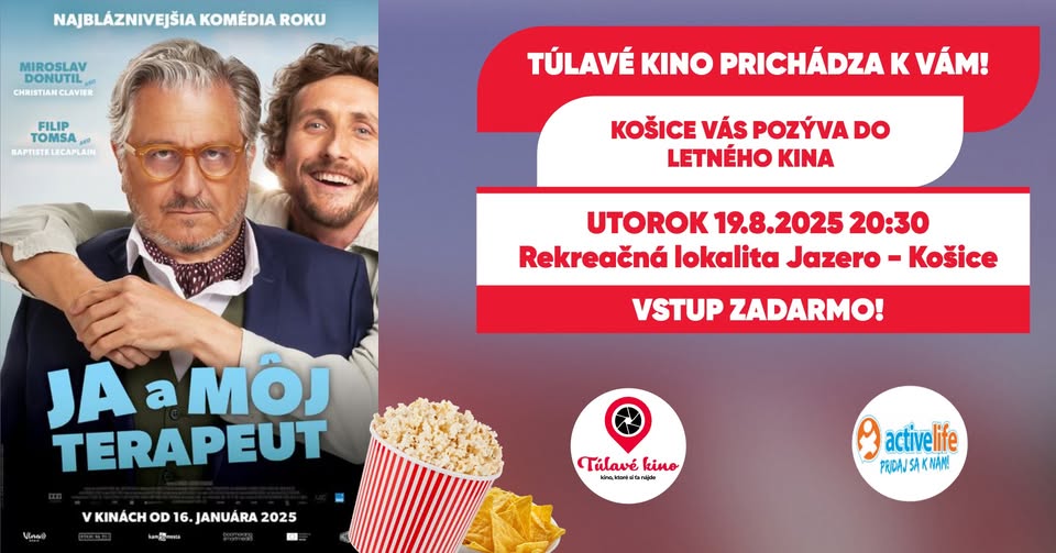Túlavé kino prichádza do Košíc! Premietame film Ja a môj terapeut!