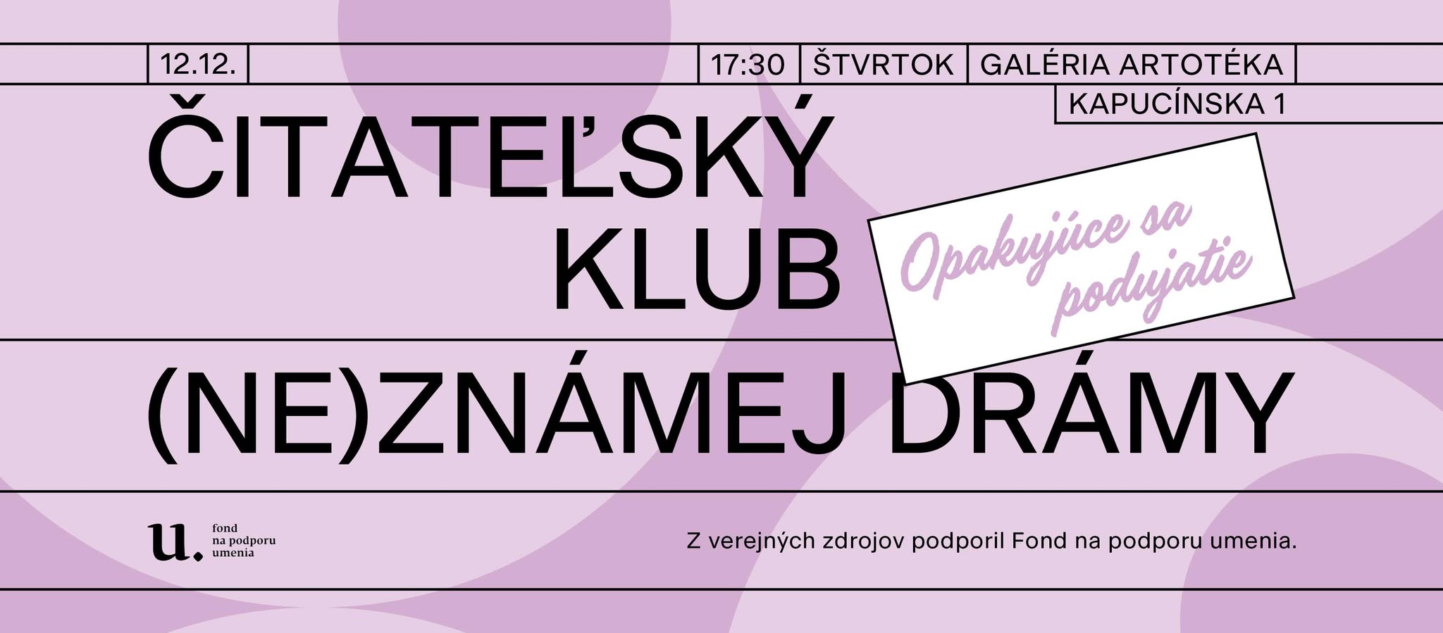 Čitateľský klub (ne)známej drámy
