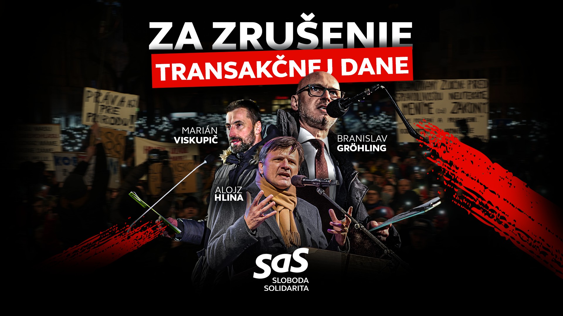 Zrušte transakčnú daň!