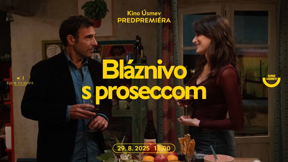 Predpremiéra filmu BLÁZNIVO s proseccom