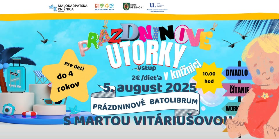 Prázdninové utorky v knižnici: Prázdninové Batolibrum