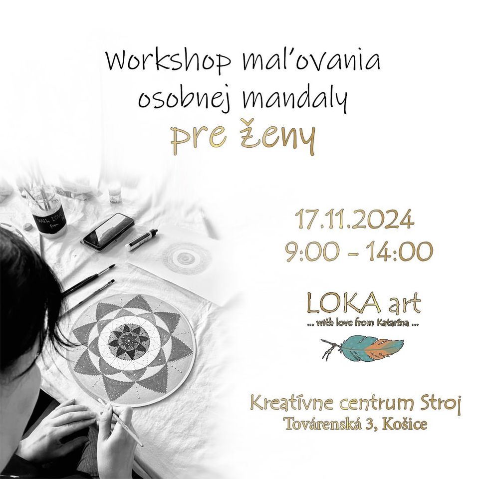 Workshop maľovania osobnej mandaly pre ŽENY
